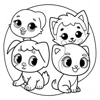 Halaman Mewarnai Teman Lps Dalam Lingkaran 82422-23957