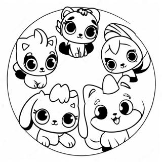 Halaman Mewarnai Teman Lps Dalam Lingkaran 82422-23959