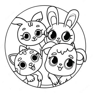 Halaman Mewarnai Teman Lps Dalam Lingkaran 82422-23960