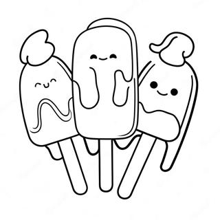 Halaman Mewarnai Es Krim Berwarna Warni 82470 23988