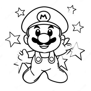 Halaman Mewarnai Mario Natal 82751-24204