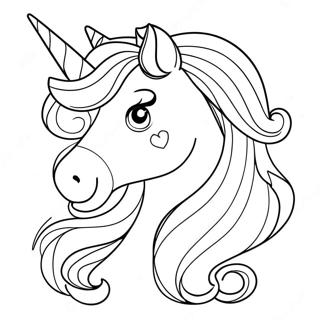 Halaman Mewarnai Putri Unicorn 82881-24304