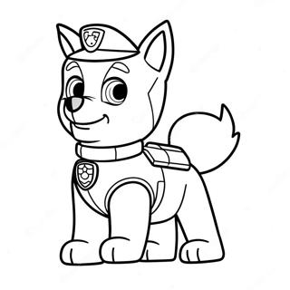 Halaman Mewarnai Chase Paw Patrol 828-902