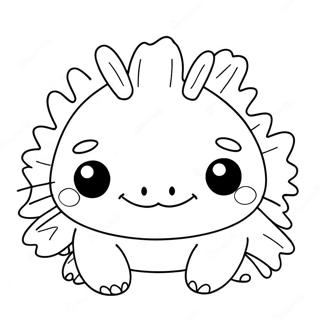 Halaman Mewarnai Axolotl Squishmallow 82907-24322