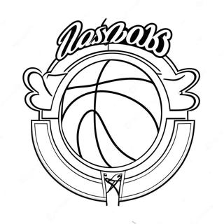 Halaman Mewarnai Logo Nba 83036-24424