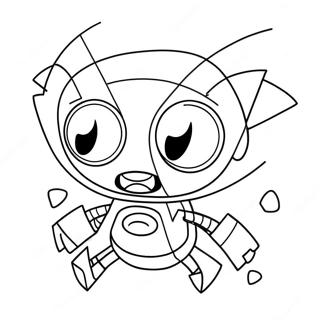 Halaman Mewarnai Invader Zim 83061-24442