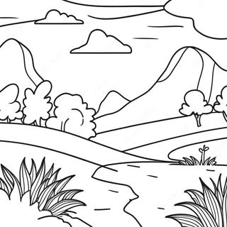 Halaman Mewarnai Lanskap Melankolis 83368 24688