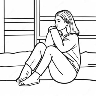 Halaman Mewarnai Orang Dewasa Yang Berpikir 83371-24698