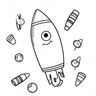 Halaman Mewarnai Karakter Krayon Yang Imut 83626-24897