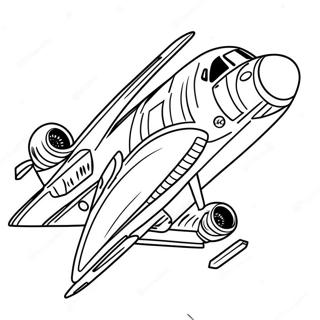 Gambar Mewarnai Air Force 1 Dalam Aksi 83729-24977