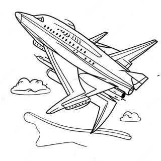 Gambar Mewarnai Air Force 1 Dalam Aksi 83729-24980