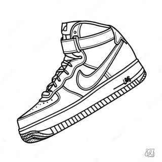 Gambar Mewarnai Air Force 1 Yang Stylish 83730-24981