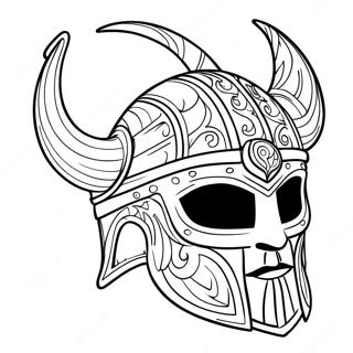 Halaman Mewarnai Helm Viking 83907-25109