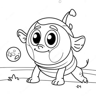 Halaman Mewarnai Leo Si Little Einsteins 84111 25271