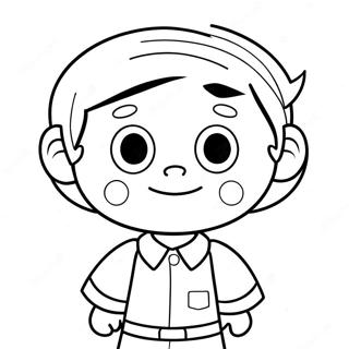 Halaman Mewarnai Leo Si Little Einsteins 84111 25272