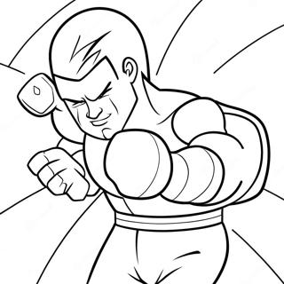 Halaman Mewarnai Pukulan Knockout 84140-25302