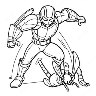 Halaman Mewarnai Ant Man Yang Mengecil 85392-26359