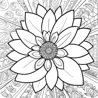 Halaman Mewarnai Petal Teratai Besar 85676-26583