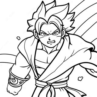 Halaman Mewarnai Rengoku Yang Berapi Api 85725-26615