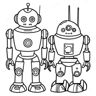 Halaman Mewarnai Robot Ai Futuristik 85804-26680