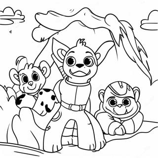 Halaman Mewarnai Petualangan Krew 85906-26759