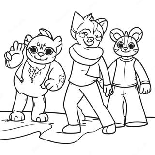 Halaman Mewarnai Waktu Seru Krew 85907-26761