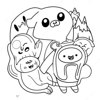 Halaman Mewarnai Karakter Adventure Time 86084-26890