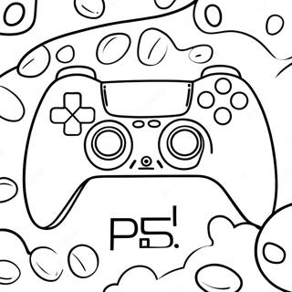 Halaman Mewarnai Kontroler Ps5 Dualsense 86312-27074