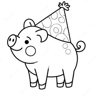 Babi Halaman Mewarnai