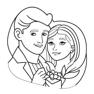 Gambar Mewarnai Pasangan Romantis Untuk Hari Valentine 86621 27318