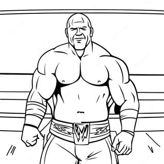 Halaman Mewarnai Pertandingan Kejuaraan Wwe 87261 27812