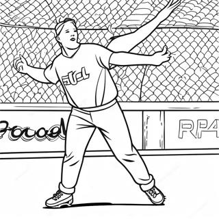 Halaman Mewarnai Haaland Dalam Aksi 87339-27872