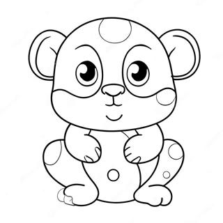 Halaman Mewarnai Hewan Seni Titik Yang Menyenangkan 87364-27891