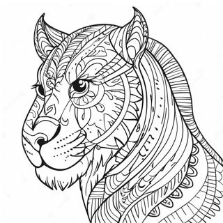 Halaman Mewarnai Hewan Sharpie Yang Berani 87444-27958