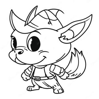 Halaman Mewarnai Foxy Si Bajak Laut Yang Menyeramkan 87751 28199