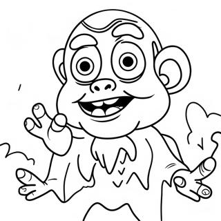 Halaman Mewarnai Monster Merinding Yang Menyeramkan 87850-28267