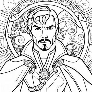 Halaman Mewarnai Doctor Strange 87927-28502