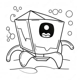 Gambar Mewarnai Monster Geometry Dash Yang Imut 88137 28673