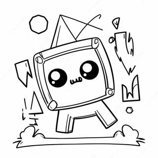 Gambar Mewarnai Monster Geometry Dash Yang Imut 88137 28674