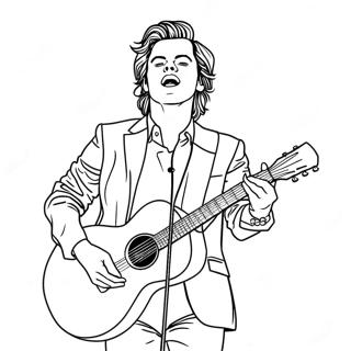 Halaman Mewarnai Harry Styles Di Konser 88338-28822