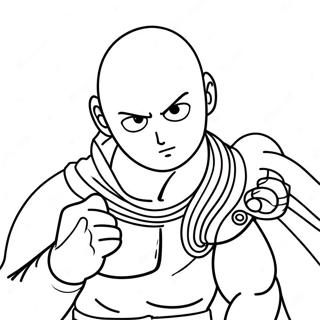 Halaman Mewarnai One Punch Man 88621-29038