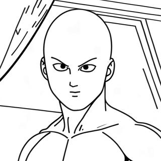 Halaman Mewarnai One Punch Man 88621-29039