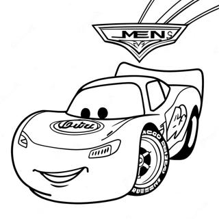 Halaman Mewarnai Balapan Lightning Mcqueen 88778-29161