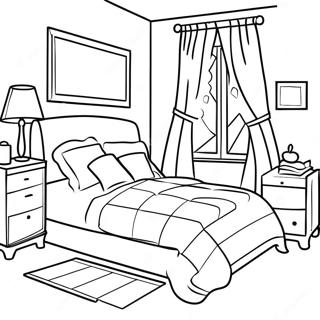 Halaman Mewarnai Kamar Tidur Yang Nyaman 88932 29282