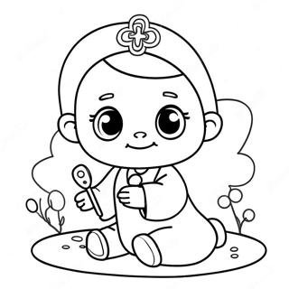 Halaman Mewarnai Pembaptisan Bayi Lucu 89240-29520