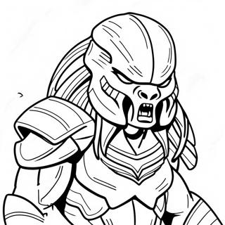 Halaman Mewarnai Predator 89342-29595