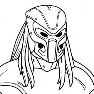 Halaman Mewarnai Predator 89342-29596