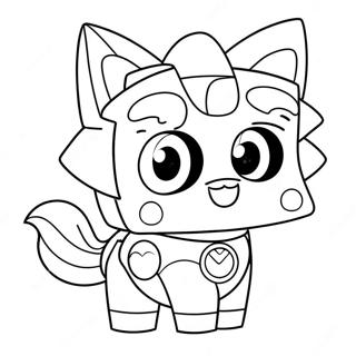 Unikitty Halaman Mewarnai