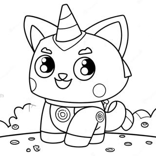 Halaman Mewarnai Unikitty 89368-29614