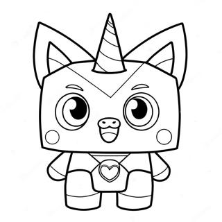 Halaman Mewarnai Unikitty Bahagia 89369-29617